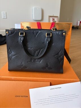 Louis Vuitton Onthego PM Empriente Noir
